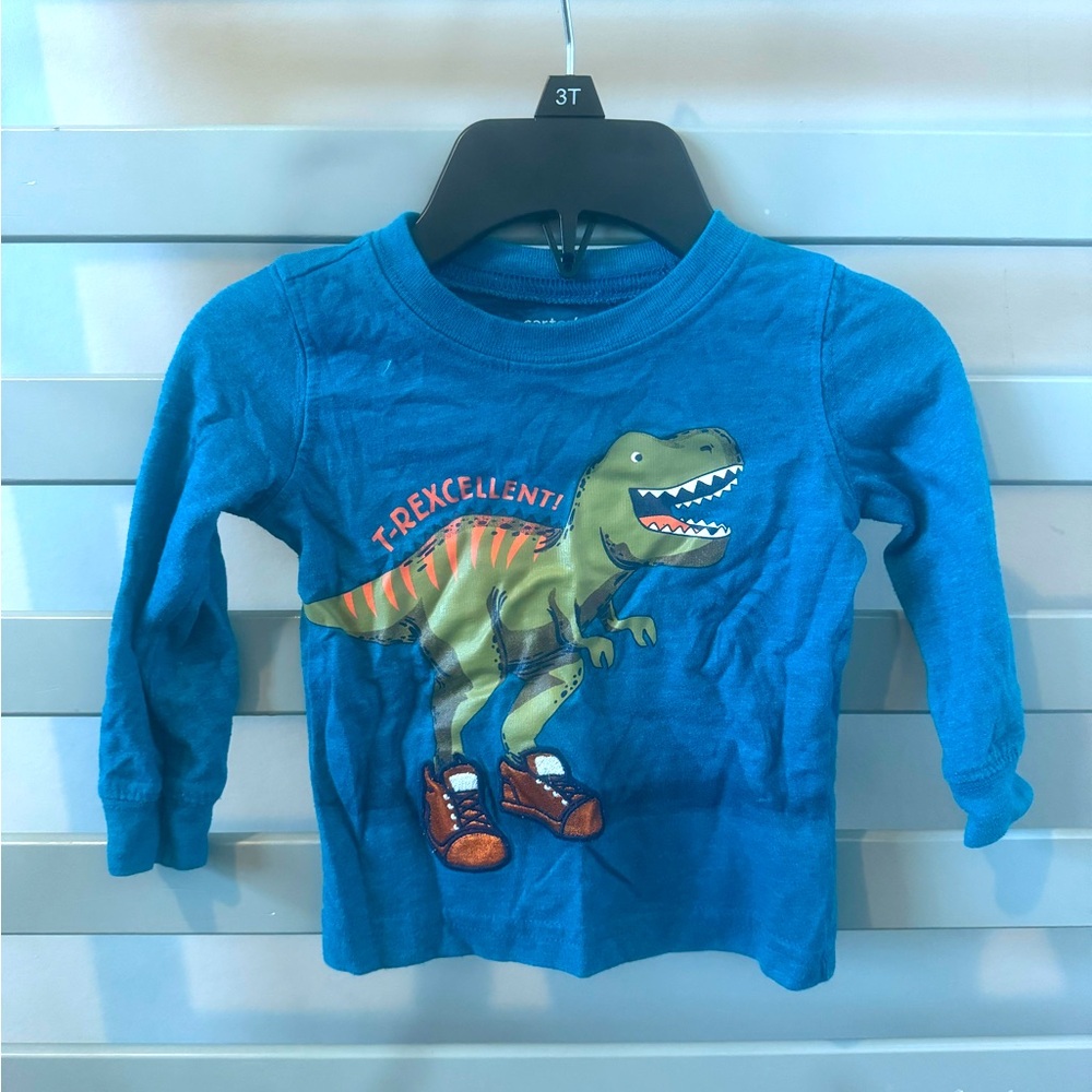 Dinosaur Toddler Boy Long Sleeve Shirt